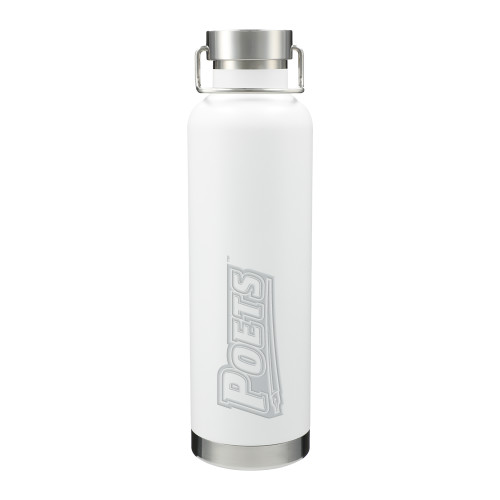  Thor Copper Vacuum Insulated White Bottle 32oz - Poets Engraved
