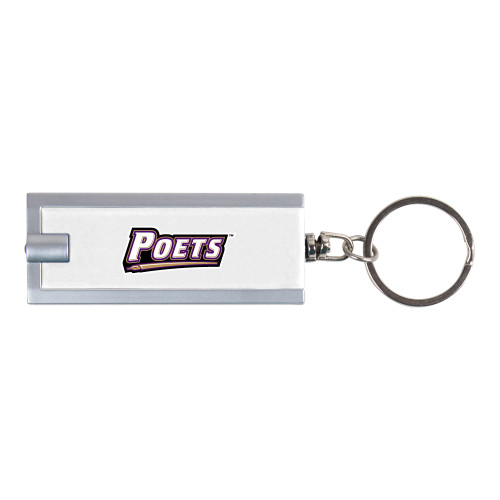  Turbo White Flashlight Key Holder - Poets