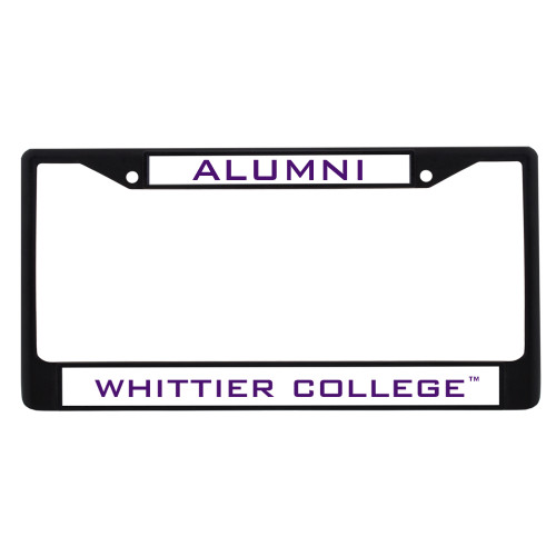  Alumni Metal License Plate Frame in Black - Alumni