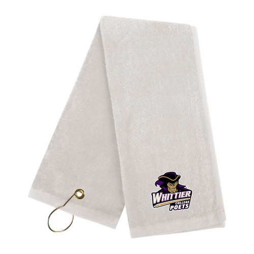  White Golf Towel - Primary Mark