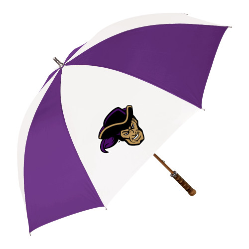  64 Inch Purple/White Umbrella - Poet Head