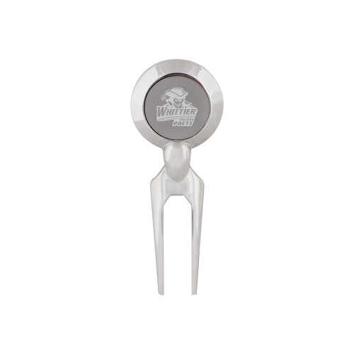  Silver Divot Tool/Ball Marker - Primary Mark Engraved