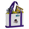 Thumbnail image for  Contender White/Purple Canvas Tote