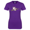 Thumbnail image for  Next Level Womens Purple Boyfriend Tee