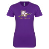Thumbnail image for  Next Level Womens Purple Boyfriend Tee