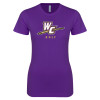 Thumbnail image for  Next Level Womens Purple Boyfriend Tee