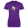 Thumbnail image for  Next Level Womens Purple Boyfriend Tee