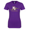 Thumbnail image for  Next Level Womens Purple Boyfriend Tee