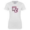 Thumbnail image for  Next Level Womens White Boyfriend Tee