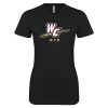 Thumbnail image for  Next Level Womens Black Boyfriend Tee
