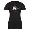 Thumbnail image for  Next Level Womens Black Boyfriend Tee