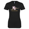 Thumbnail image for  Next Level Womens Black Boyfriend Tee