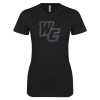 Thumbnail image for  Next Level Womens Black Boyfriend Tee