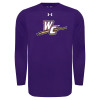 Thumbnail image for  Under Armour Purple Long Sleeve Tech Tee