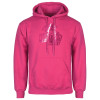 Thumbnail image for  Womens Fuchsia Fleece Hoodie
