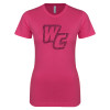 Thumbnail image for  Next Level Womens Fuchsia Boyfriend Tee