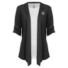 Thumbnail image for  Womens Grey Drape Front Cardigan Sweater