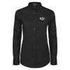 Thumbnail image for  Womens Black Twill Button Down Long Sleeve 