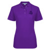Thumbnail image for  Womens Silk Touch Purple Pique Polo