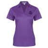 Thumbnail image for  Womens Purple Performance Fine Jacquard Polo