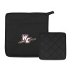 Thumbnail image for  Quilted Canvas Black Pot Holder