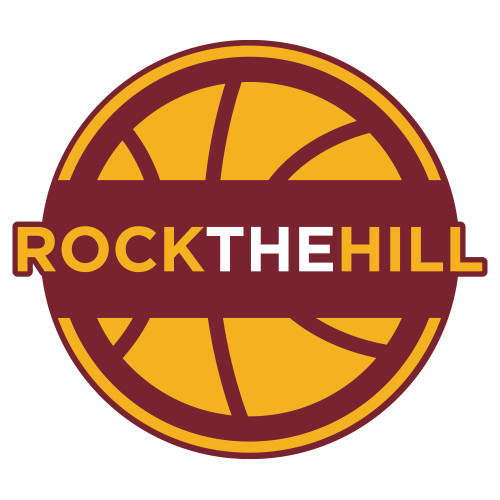  Extra Large Decal - Rock The Hill One Color Basketball