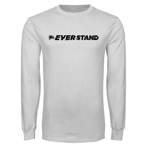  White Long Sleeve T Shirt - Ever Stand