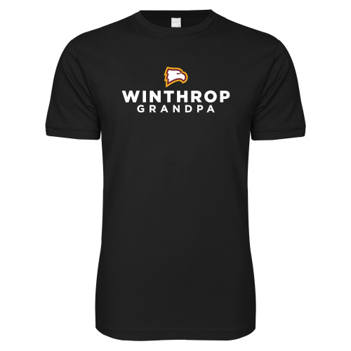  Next Level Black SoftStyle T Shirt - WU Grandpa