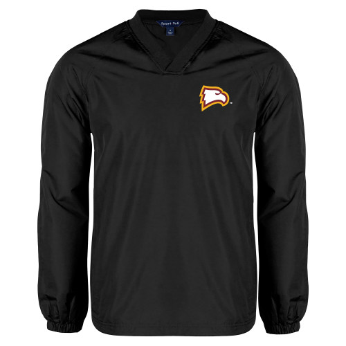  Black V Neck Raglan Windshirt - Primary Mark