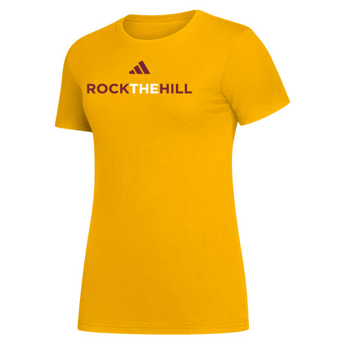  Adidas Womens Collegiate Gold Fresh Tee - Adidas - Rock The Hill