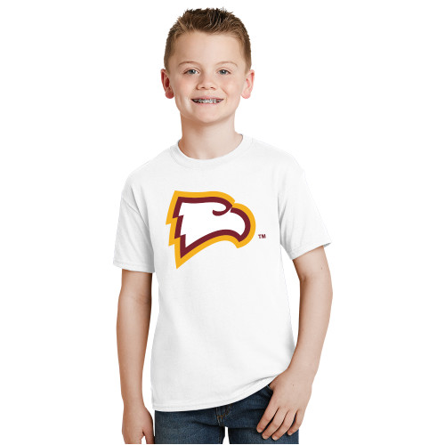  Youth White T Shirt - Primary Mark