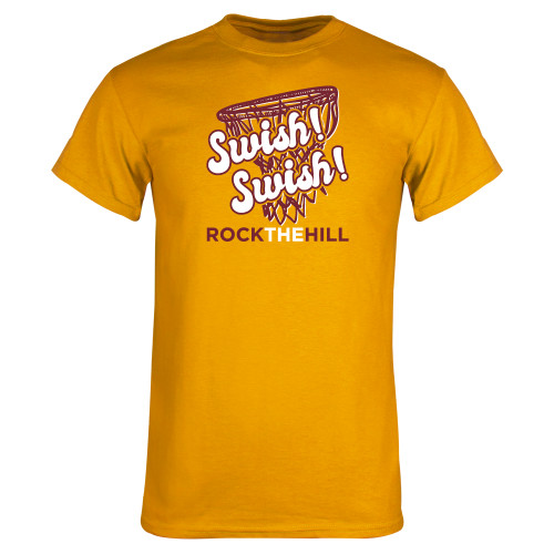  Gold T-Shirt - Swish Swish Basketball