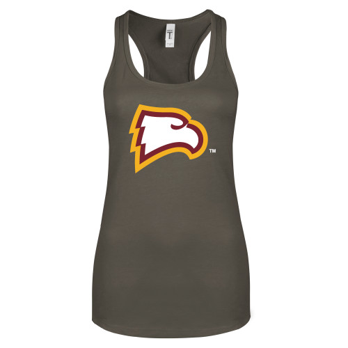 Next Level Womens Charcoal Racerback Tank - Primary Mark