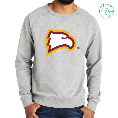  Allmade Light Grey Organic French Terry Crewneck Sweatshirt - Primary Mark