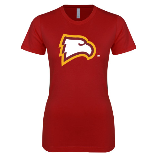  Next Level Womens Cardinal Boyfriend Tee - Primary Mark