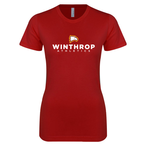  Next Level Womens Cardinal Boyfriend Tee - WU Athletics