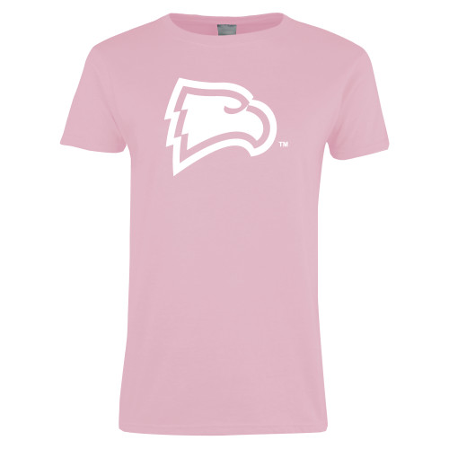  Womens Pink Short Sleeve Tee - Primary Mark