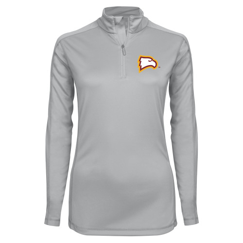  Syntrel Womens Platinum Interlock 1/4 Zip - Primary Mark