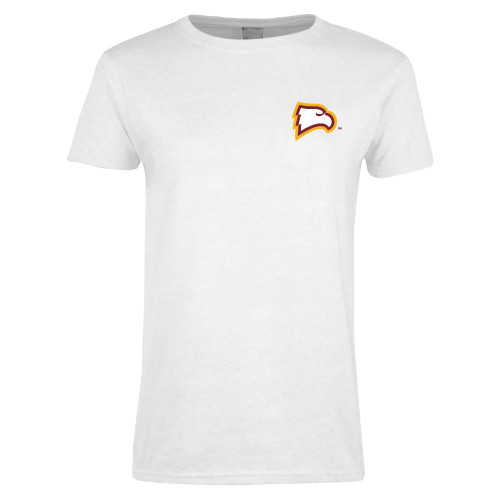  Womens White Short Sleeve Tee - Primary Mark