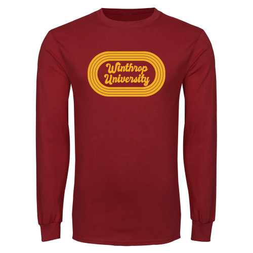 Cardinal Long Sleeve T Shirt - Winthrop University 70s Design