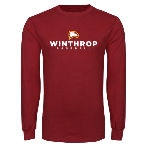  Cardinal Long Sleeve T Shirt - WU Baseball