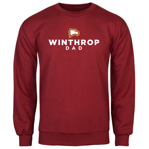  Cardinal Fleece Crew - WU Dad