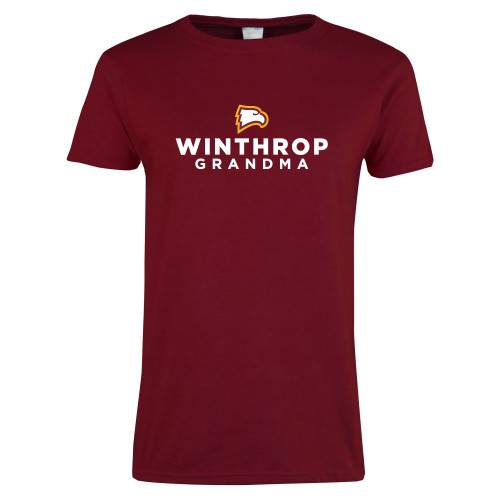  Next Level Womens Cardinal Short Sleeve Tee - WU Grandma