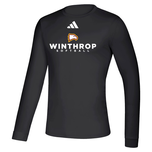  Adidas Black Creator Performance Long Sleeve Tee - Adidas - WU Softball
