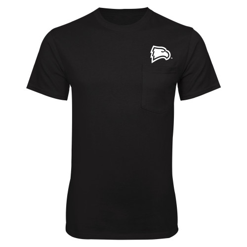  Black T Shirt w/Pocket - Primary Mark