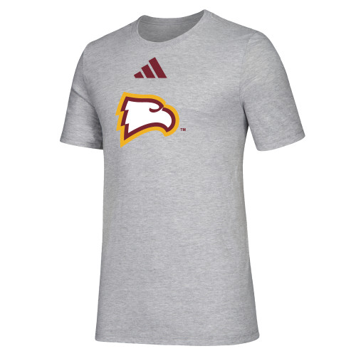  Adidas Medium Grey Heather Fresh Tee - Adidas - Primary Mark