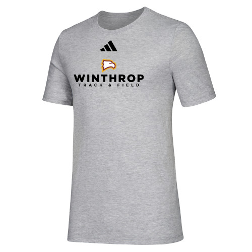  Adidas Medium Grey Heather Fresh Tee - Adidas - WU Track and Field