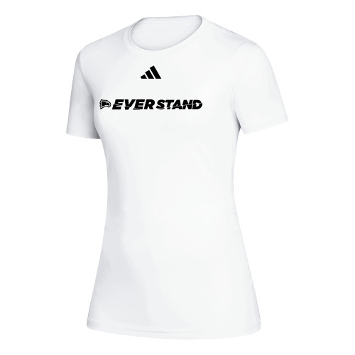  Adidas Womens White Creator Performance Tee - Adidas - Ever Stand