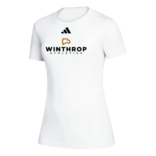  Adidas Womens White Creator Performance Tee - Adidas - WU Athletics
