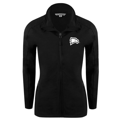  Womens Black Softshell Jacket - Primary Mark